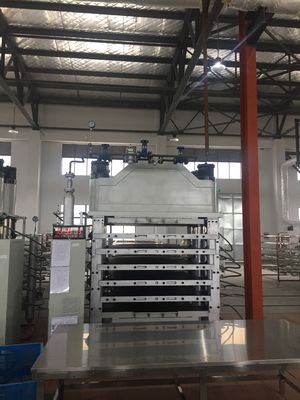 6 lớp máy ép lạnh thủy lực cho máy ép bọt EVA 1100T lực nén