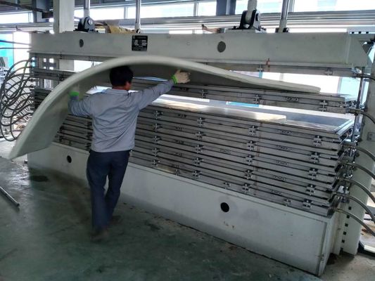 500mm đến 1600mm Máy làm giấy Eva Xốp bọt cao su Máy ép thủy lực